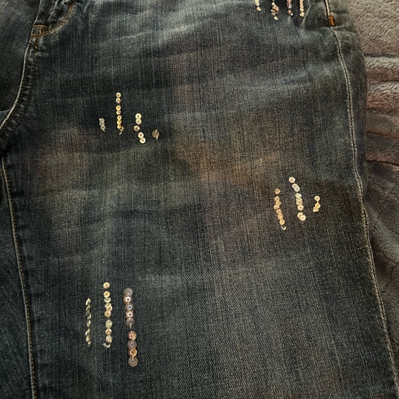 Seven7 jeans w/sequence design - plus size 20 - Picture 3 of 6
